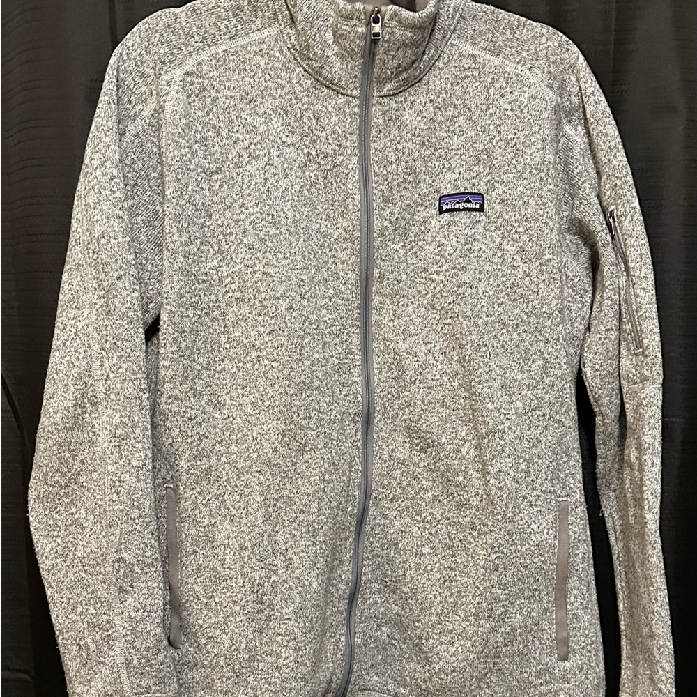 Patagonia Gray Full Zip Fleece Jacket | Women’s XL